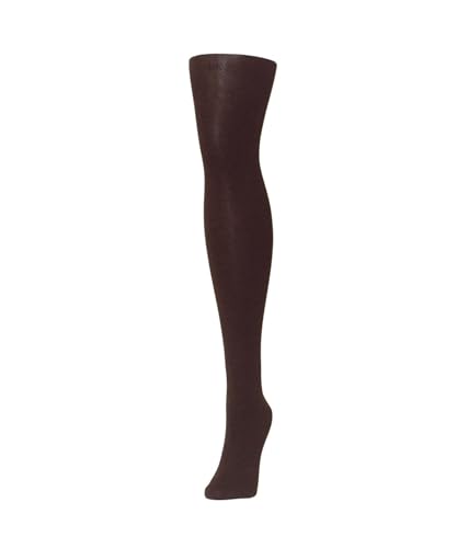 Image of MeMoi Natural Rayan Blend Solid Color Opaque Tights
