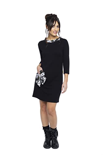 Mamatayoe Vestido Farándula para Mujer, Manga Tres Cuartos, Escote Barco,...