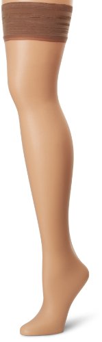 Hanes Silk Reflections Women's Lasting Sheer Thigh High, Natural, A/B