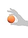 Champion Sports Colored Lacrosse Balls: Orange Official Size Sporting Goods Equipment for Professional, College & Grade School Games, Practices & Recreation - NCAA, NFHS and SEI Certified - 1 Pack