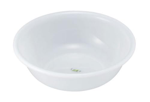 JapanBargain, Lavabo de plástico japonés para hogar y camping, lavadero para platos y baño, color blanco, pack de 10 miniatura 3