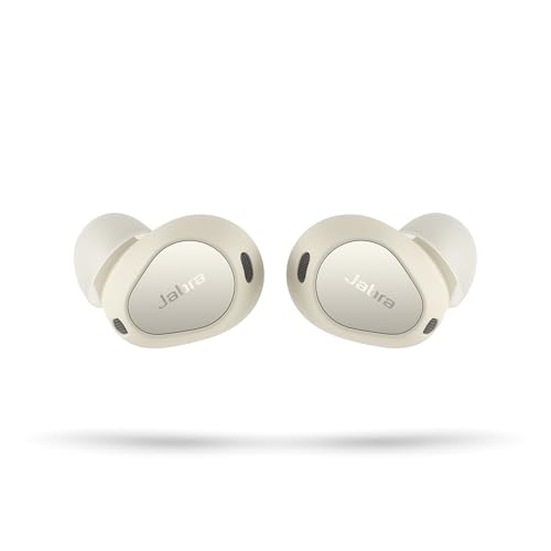 Image of Jabra Elite 10 Gen 2 Wireless Bluetooth Earbuds, Enhanced spatial sound, LE Audio Smart Case, Semi-open Earbud Design, Advanced ANC, 6 built-in Microphones and up to 36 hrs battery life - Soft White