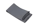 TinaKim Ribbing Knit Fabric, for Waistbands Collar Cuffs Material (Tubular Grey, 16x4in)
