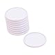 Craftelier - Kunststoffscheibenringe L zum Binden von Planern, Agenden oder Alben | Ideal für Scrapbooking und andere Bastelarbeiten | Packung mit 9 Stück 45mm Durchmesser - Farbe Weiß