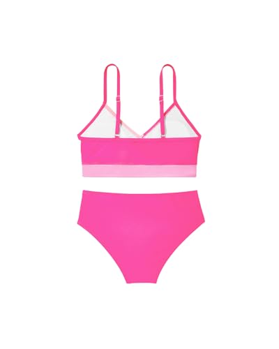 Image of Century Star Teen Girl Swimsuit Two Piece - Color Block Bikini Adjustable Straps Bathing Suit Padded Swimwear