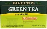 BIGELOW TEA DECAF GRN LEMON, 20 BG