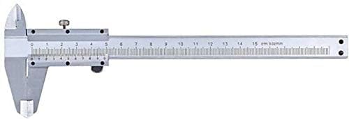 Image of Vernier Caliper 0-150mm / 6 Inch Precision Measuring Tool, Stainless Steel Manual Caliper with Dual Scale (Metric & Inch), Inside Outside Depth Step Gauge (Manual caliper 150mm)