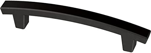 Franklin Brass P29615K-FB-B Pierce Cabinet Drawer Handle 4" (102mm), Black, 5-Pack