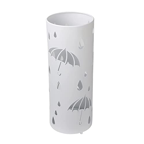 Porte-parapluies en métal gain de place avec support bâton de marche - 2