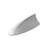 Antenne aileron de Requin pour autoradio Compatible avec VW, Polo, Golf 4, 6, 7, CC, Tiguan et Passat B5 Antenne Automobile(White)