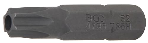 BGS 4736 | Bit | Länge 30 mm | Antrieb Außensechskant 6,3 mm (1/4) | T-Profil (für Torx) mit Bohrung T35