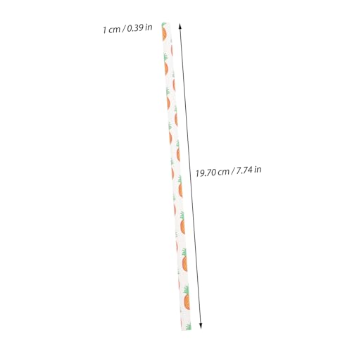 Beaupretty 100pitillos de papel tropical para fiesta miniatura 5