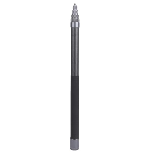 Cryfokt Palo Selfie de Fibra de Carbono Extensible para Cámara de Acción X4 X5 One RS Actividades Al Aire Libre Ligero Ti Gris