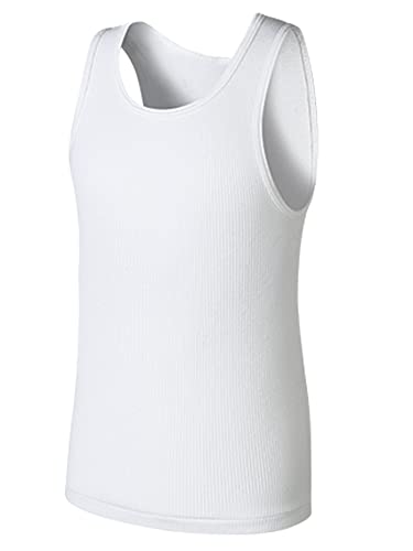 Image of Hanes Boys' Undershirt Tank Top Pack - Kids' Tank Undershirts - Cool Comfort Moisture-Wicking Sleeveless Shirts