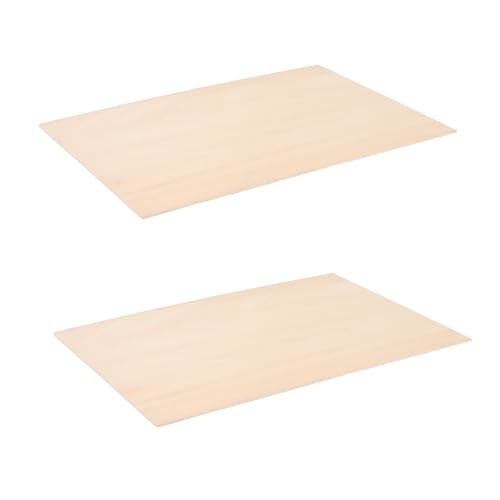 OSALADI 2pcs Hand-Made Engraving Drawing Board Carving Boards Craft Supply Craft Board Engraving Supply Printmaking Plate Carving Plate Printmaking Board Beige Wood