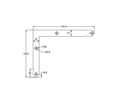 Image of Richelieu Hardware BP9544125900 Traditional Corner Bracket for Barn Door 4 29 /32 in (125 mm), Forged Iron Matte Black Finish (Pack of 2)