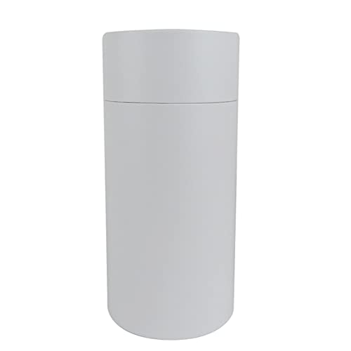 Image of WENPACK 12pack Paperboard Tube with Lid Round Cardboard Box Container Paper Can (3.35 inch D*6.62 inch H, White)