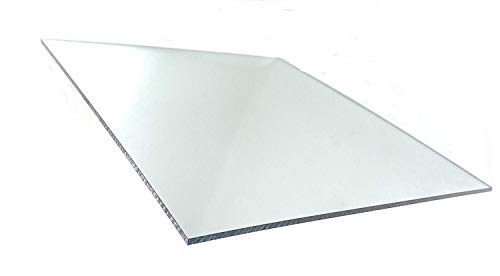 24" x 24" 1/8â€ Acrylic Plastic Mirror Sheet with Finished Polished Edges by E.H.C (1)