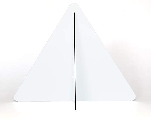 Schild Aufsteller - Freilaufende Jagdhunde - Dreieck 50 cm x 40 cm - 4 mm Alu Verbundplatte - freistehend – Bild 4