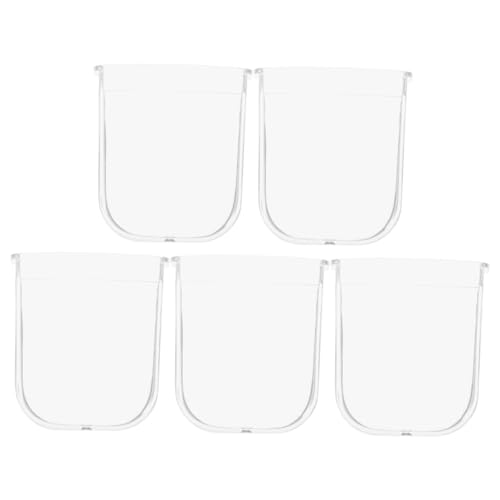 Zerodeko 5pcs Condensation Collector Box for Electric Pressure Cookers: Easy to Clean Plastic Water Collection Cups Compatible with Multiple Brands