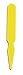 New Star Foodservice 24227 Plastic Medium Well Steak Markers, Yellow (Pack of 1000)