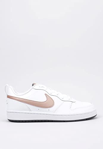 Nike Boy's Court Borough Low 2 (Big Kid) White/Metallic Red Bronze/Summit White 5.5 Big Kid M2