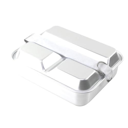 SECFOU 1 Caja Para Exteriores Compartimento Para Utensilios De Cocina Contenedor Para Almuerzo Transporte De Comida Contenedores De Preparación De Alimentos Bento Contenedores De