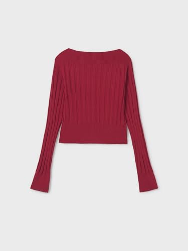 Mayoral Canale Sweater for Girls Red2
