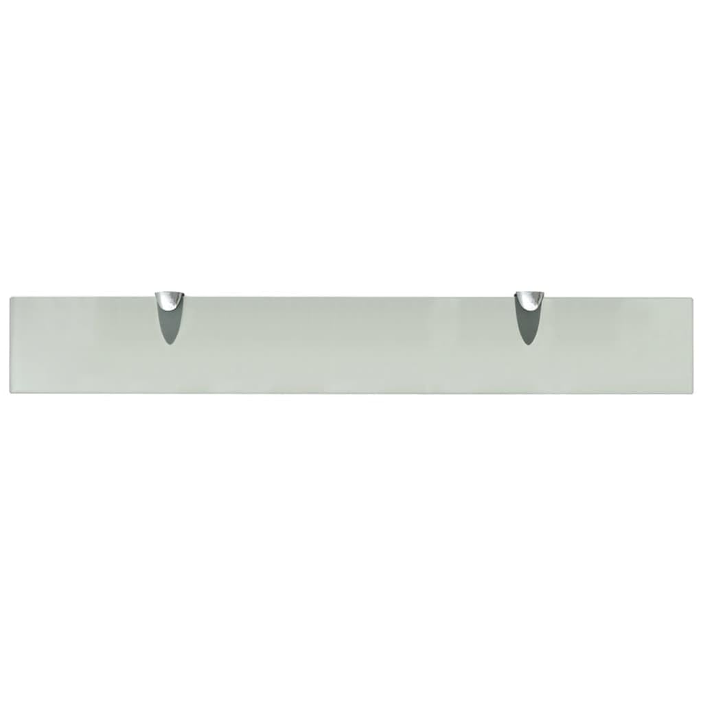 Mensole sospese in vetro, 70 x 10 cm, 8 mm, 2 pezzi