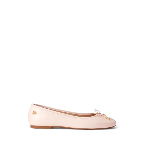 Image of Lauren Ralph Lauren Womens Jayna Nappa Leather Flat