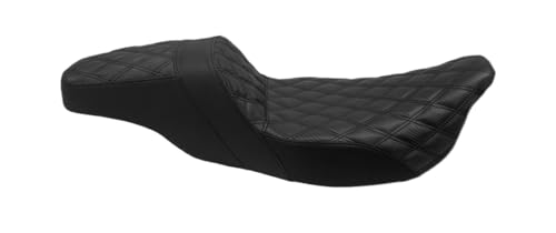 Sillín de motocicleta biplaza ergonómico para sustituir el asiento de origen en FLHR