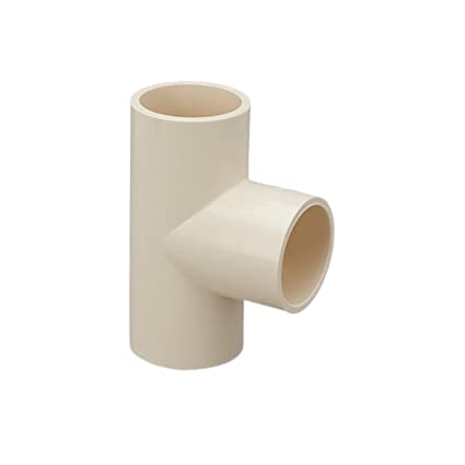 RADHA SANITARY UPVC TEE VALVE PIPE FITTING (1 INCH, IVORY, 20)