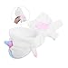 DOITOOL Doll Unicorn Jumpsuit Outfit for Dolls Cute Pajama Costume with Tail Versatile Wear for Sleep Play Fashionable for All Occasions