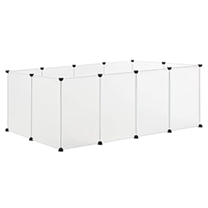 EUGAD Kleintier Freilaufgehege 145x46x75cm