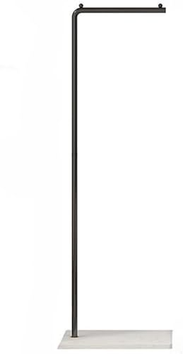 Vzqr ハンガーラック 衣類収納 コートハンガー 金属製 落ちにくい 倒れにくい おしゃれ 玄関用 かばん掛け スタンドハンガー 150cm 黒ブラケット+白ベース (170cm,黒ブラケット+白ベース)