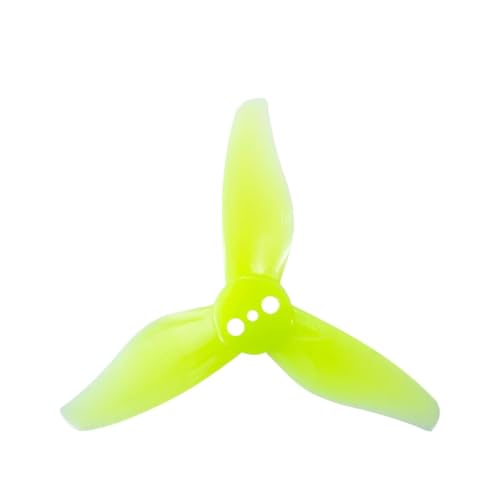 8 ペア 2 インチ 3 つまようじプロペラ RC FPV レーシング フリースタイル 2023 モデル 1mm 1.5mm 2X2.3X3 つまようじドローン用(Yellow 1mm(16pcs))