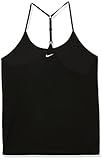 Nike Women's W Nk One Df Elstka Std Tank Undershirt, Black/White, M