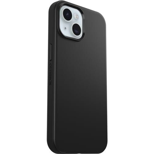 OtterBox Symmetry Case for iPhone 16e, 15, 14, 13, Shockproof, Drop proof, Protective Thin Case, 3x Tested to Military Standard, Black