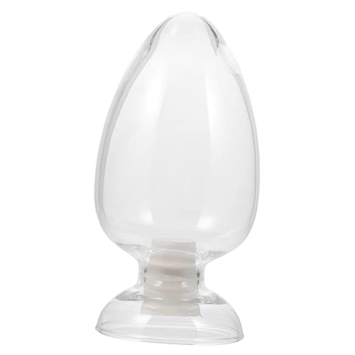 ULTECHNOVO Conical Bottle Glass Storage Bottle Lab with Dropper for Sample Preservation