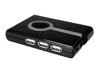 Rotronic Value Multi Card Reader+ koncentrator 3-portowy, USB2.0 czytnik kart pamięci USB 2.0 do CFI/II/MD/SD/SM/MMC/MS/TF