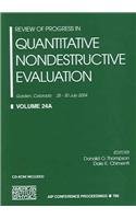 Review of Progress in Quantitative Nondestructive Evaluation: Volume 24a, Volume 24b 0735402450 Book Cover