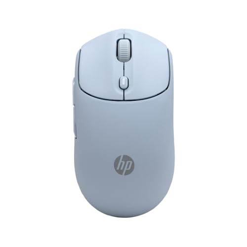 HP 400 Ratón inalámbrico Dual - Bluetooth y USB 2.4GHz, batería de 24 Meses, clics silenciosos, Tacto Suave, Azul