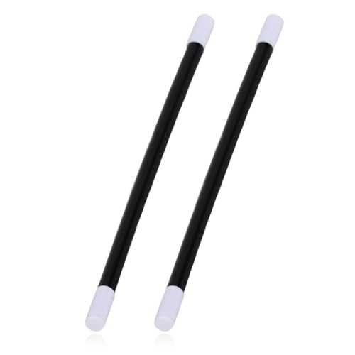 WeddHuis 2 Pcs Varita Magic Wand Herramienta Mágica Divertida Negro y Blanco Varita Mágica Divertida Palillo de Mágico para Niños Varita Mágica de Mago para Fiesta