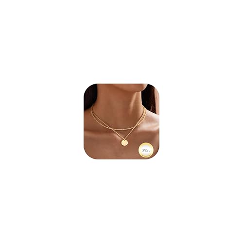 [Collane a Strati per le Donne] Questo squisito set di collane a strati per le donne è una celebrazione dello stile, offrendo una varietà di collane in oro, argento e oro rosa, tra cui un ciondolo CZ e una moneta. Perfetto per creare quel look ricercato di collana a catena 1/2 o indossare ogni pezzo da solo per una dichiarazione sorprendente.