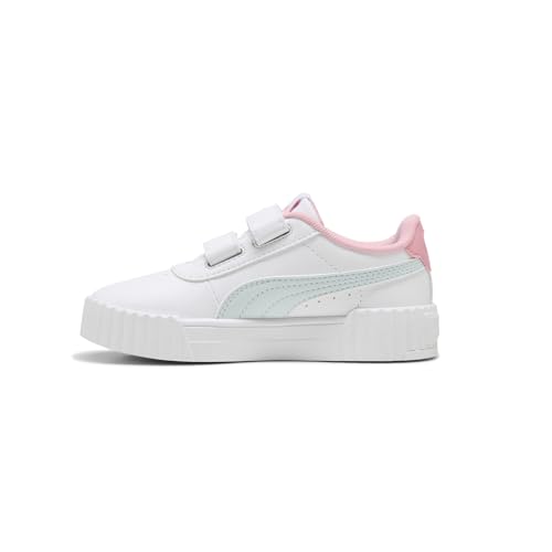 PUMA Kids Girls Carina 3.0 Easy On Sneakers Shoes Casual - White - Size 1.5 M3