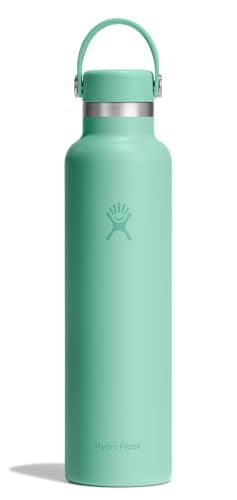 Image of Hydro Flask Water Bottle - Insulated Stainless Steel - Non Spill, Leakproof in 24 Oz Mermaid Green