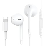 iPhone Kopfhörer mit Kabel,In Ear kabelkopfhörer für iphone mit mikrofon und Lautstärkeregelung, HiFi Audio Stereo MFI-Zertifiziert iphone | kopfhörer for iPhone 14/13/12 Kompatibel mit iOS System