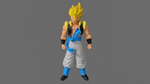 Image of Awestuffs Large Action Figure Limited Edition Figure Toy Statue Merchandise for Anime Lovers DBZ Goge Yellow Hair