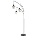 Lite Source Lanterna II Dark Bronze 3-Light Arc Floor Lamp