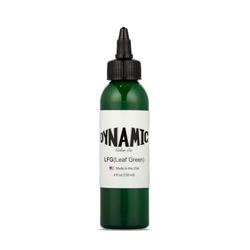 Dynamic Color Lime Green Tattoo Ink Made in USA Since 1990 4 oz | Sterilized and lot-numbered for full traceability; established American brand trusted by artists worldwide product thumbnail 20